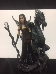 Dark Fairy with Guardian Dragon ST-24